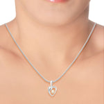 Load image into Gallery viewer, Taraash Pearl Heart 925 Sterling Silver Pendant For Women COMBO PD 32 - Taraash