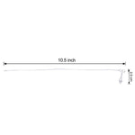 Load image into Gallery viewer, Taraash Single Line Plain Ending with Heart Charm 925 Silver Anklet For Women AN0561S - Taraash