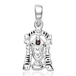 Load image into Gallery viewer, Taraash Sterling Silver Balaji Pendant With Chain For Unisex COMBO PDCH 80 - Taraash