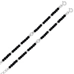 Load image into Gallery viewer, Taraash Sterling Silver Black Beaded Bracelet Nazariya Set For Kids BR1365S - 1 - Taraash