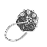 Load image into Gallery viewer, Taraash Sterling Silver Blue and Pink CZ Nose Pin For Women - Taraash