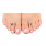 Load image into Gallery viewer, Taraash Sterling Silver Combo of Anklet & Toe Ring COMBO ANTR 20 - Taraash