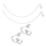 Load image into Gallery viewer, Taraash Sterling Silver Combo of Anklet & Toe Ring COMBO ANTR 25 - Taraash