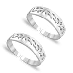 Load image into Gallery viewer, Taraash Sterling Silver Combo of Anklet & Toe Ring COMBO ANTR 31 - Taraash