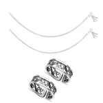Load image into Gallery viewer, Taraash Sterling Silver Combo of Anklet & Toe Ring For Women COMBO ANTR 104 - Taraash