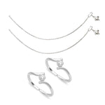 Load image into Gallery viewer, Taraash Sterling Silver Combo of Anklet & Toe Ring For Women COMBO ANTR 39 - Taraash