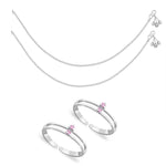 Load image into Gallery viewer, Taraash Sterling Silver Combo of Anklet & Toe Ring For Women COMBO ANTR 43 - Taraash