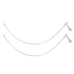 Load image into Gallery viewer, Taraash Sterling Silver Combo Of Anklet & Toe Ring For Women COMBO ANTR 63 - Taraash