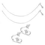 Load image into Gallery viewer, Taraash Sterling Silver Combo Of Anklet & Toe Ring For Women COMBO ANTR 65 - Taraash
