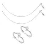 Load image into Gallery viewer, Taraash Sterling Silver Combo Of Anklet & Toe Ring For Women COMBO ANTR 69 - Taraash