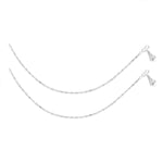 Load image into Gallery viewer, Taraash Sterling Silver Combo Of Anklet & Toe Ring For Women COMBO ANTR 74 - Taraash