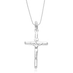 Load image into Gallery viewer, Taraash Sterling Silver Cross Pendant With Chain For Unisex COMBO PDCH 111 - Taraash