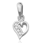 Load image into Gallery viewer, Taraash Sterling Silver Cz Heart Pendant With Chain For Women COMBO PDCH 94 - Taraash