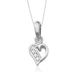Load image into Gallery viewer, Taraash Sterling Silver Cz Heart Pendant With Chain For Women COMBO PDCH 94 - Taraash