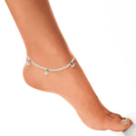 Load image into Gallery viewer, Taraash Sterling Silver Enamel Designer Anklet for Women - Taraash