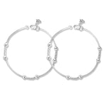 Load image into Gallery viewer, Taraash Sterling Silver Fancy Box Chain Anklet For Women - Taraash