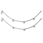 Load image into Gallery viewer, Taraash Sterling Silver Fancy Enamel Anklet For Women - Taraash