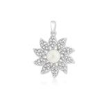 Load image into Gallery viewer, Taraash Sterling Silver Floral Design Pendant With Chain For Women COMBO PDCH 150 - Taraash