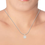 Load image into Gallery viewer, Taraash Sterling Silver Floral Design Pendant With Chain For Women COMBO PDCH 150 - Taraash