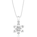 Load image into Gallery viewer, Taraash Sterling Silver Floral Design Pendant With Chain For Women COMBO PDCH 88 - Taraash
