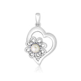 Taraash Sterling Silver Heart Pendant With Chain For Girls/Womens COMBO PDCH 153 - Taraash