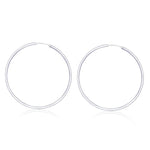 Load image into Gallery viewer, Taraash Sterling-Silver Hoop Earring For Women Silver-H42060M - Taraash