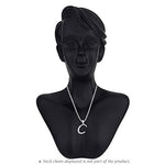 Load image into Gallery viewer, Taraash Sterling Silver Initial "C" CZ Pendant For Men /Women CBPD028I-03 - Taraash