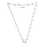 Load image into Gallery viewer, Taraash Sterling Silver Marquise Cut Cz Adorn Tanmaniya Necklace Set For Women NS1282R - Taraash