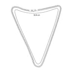Load image into Gallery viewer, Taraash Sterling Silver Masculine Curb Link Chain For Men ACDH1206C20IN - Taraash
