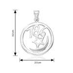 Load image into Gallery viewer, Taraash Sterling-Silver Pendant For Unisex Silver-PD0267S - Taraash
