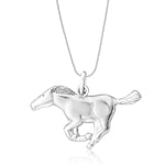 Load image into Gallery viewer, Taraash Sterling Silver Running Horse Pendant With Chain For Men COMBO PDCH 93 - Taraash
