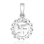 Load image into Gallery viewer, Taraash Sterling Silver Swastik Pendant With Chain For Unisex COMBO PDCH 104 - Taraash