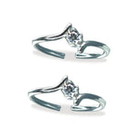 Load image into Gallery viewer, Taraash White CZ 925 Sterling Silver Toe Ring For Women LR0791S - Taraash