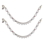 Load image into Gallery viewer, Tarash 925 Sterling Chain Based Silver Anklets For Women - Taraash