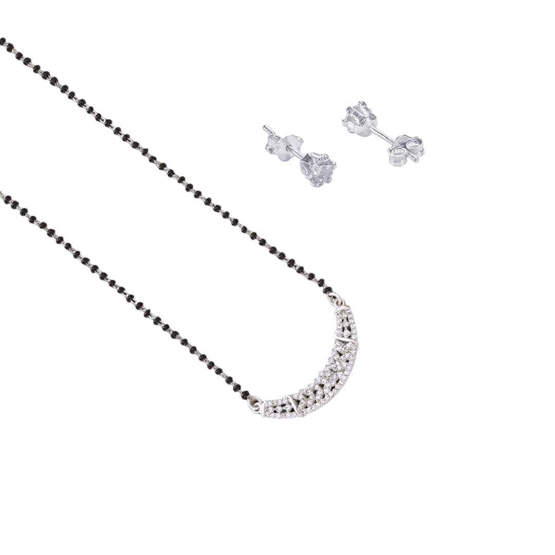 925 Sterling Silver Mangalsutra Set for Women