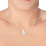 Load image into Gallery viewer, Taraash 925 Silver Heart Shape Pendant Set  For Women