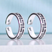 925 Sterling Silver Adjustable & Elegant Band Toe Ring for Women - Taraash