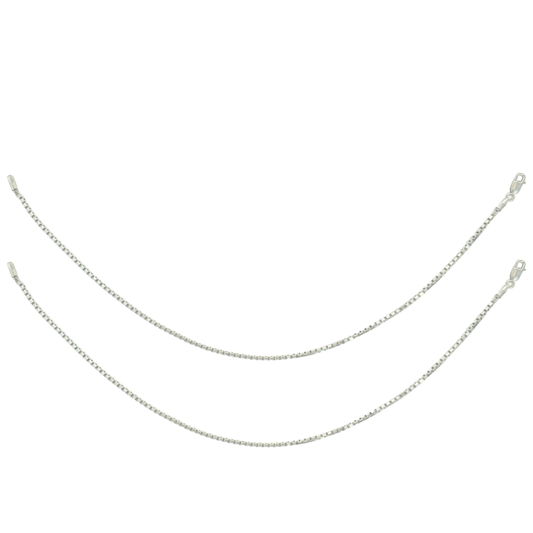 925 Sterling Silver Antique Box Chain For Women - Taraash