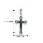 Load image into Gallery viewer, 925 Sterling Silver Antique Cross Pendant for Unisex - Taraash
