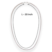 925 Sterling Silver Authentic Fox Tail Chain for Men - Taraash