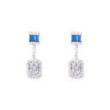 925 Sterling Silver Baguette Stone Jewellery Set for women. - Taraash