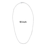 Load image into Gallery viewer, 925 Sterling Silver Beaded Box Chains for Women - Taraash
