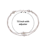Load image into Gallery viewer, 925 Sterling Silver Beaded Chain Bracelet for Women - Taraash
