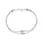 Load image into Gallery viewer, 925 Sterling Silver Beaded Chain Bracelet for Women - Taraash
