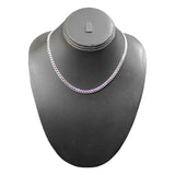 925 Sterling Silver Beaded Curb Chain for Kids - Taraash