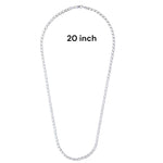 Load image into Gallery viewer, 925 Sterling Silver Beaded Fancy Cable Chain for Men - Taraash
