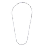 925 Sterling Silver Beaded Fancy Cable Chain for Men - Taraash