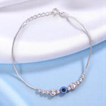 Load image into Gallery viewer, 925 Sterling Silver Beautifully Crafted Evil Eye Beaded Bracelet for Women - Taraash
