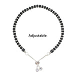 Load image into Gallery viewer, 925 Sterling Silver Black Beaded Bracelet for Women - Taraash
