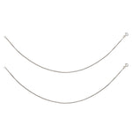 Load image into Gallery viewer, 925 Sterling Silver Black Beaded Super Box Chains Anklet for Women - Taraash
